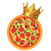 The Pizza King Logo, Cheese, Mayonnaise, Seasonings, Base