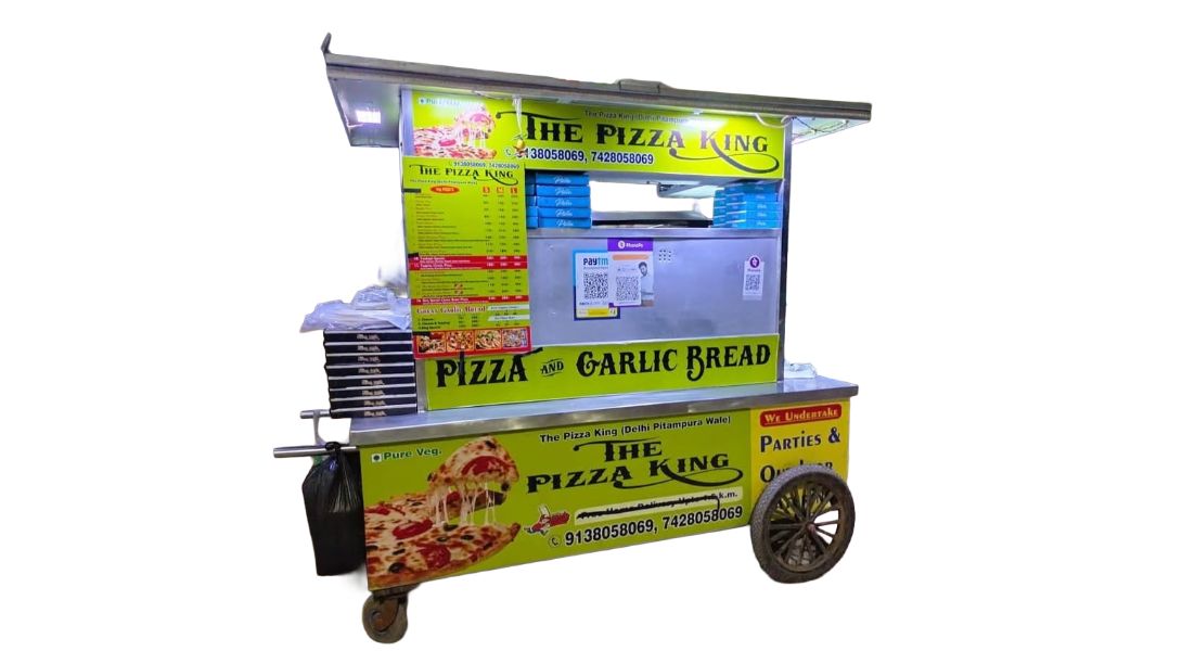 Customized Cart, The Pizza King Cart, Franchisee, The Pizza King Franchisee